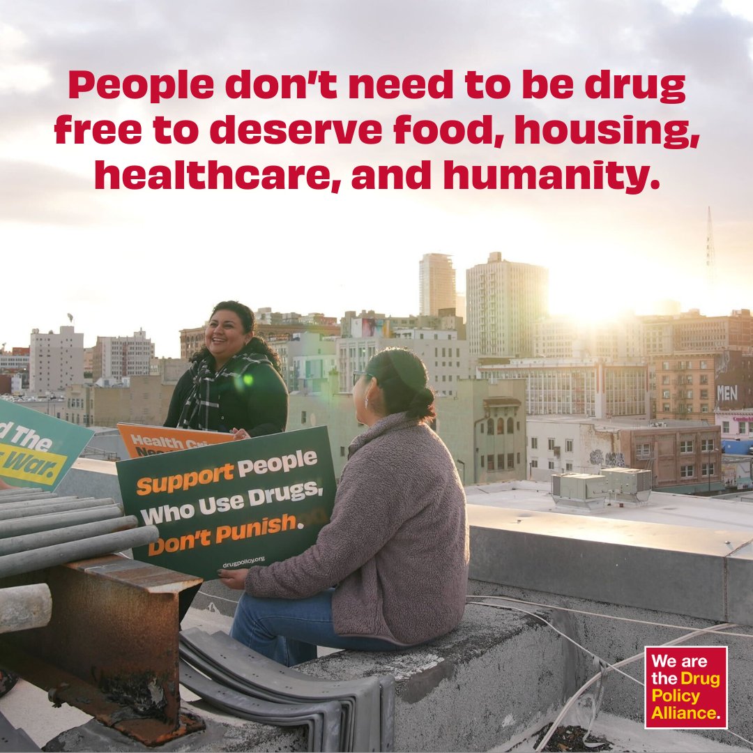 Using drugs shouldn’t be a reason people are denied basic human needs. 
#EndTheDrugWar #NoMoreDrugWar