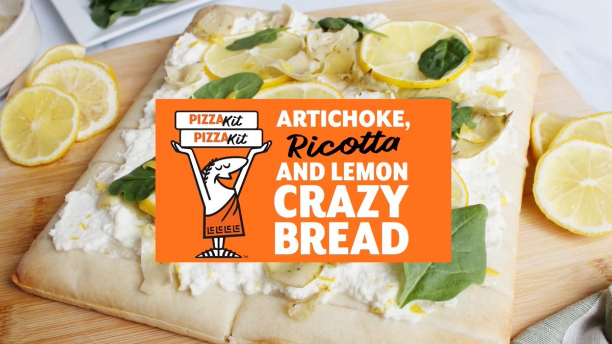 Looking to “spring-up” ordinary breadsticks? Try this Artichoke, Ricotta, and Lemon Crazy Bread recipe! Subscribe to our YouTube channel for this recipe and more: bit.ly/3Al4TLO