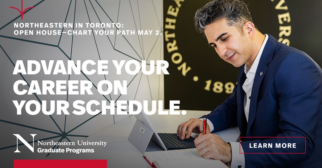 SenecaPathways's tweet image. Do you want to join Northeastern University in Toronto?

@NortheasternTO is hosting an Open House at their Toronto downtown location on May 2nd. It is your opportunity to learn more about their programs. 

Learn more here: senecacollege.ca/pathways/event… 

#SenecaPathways