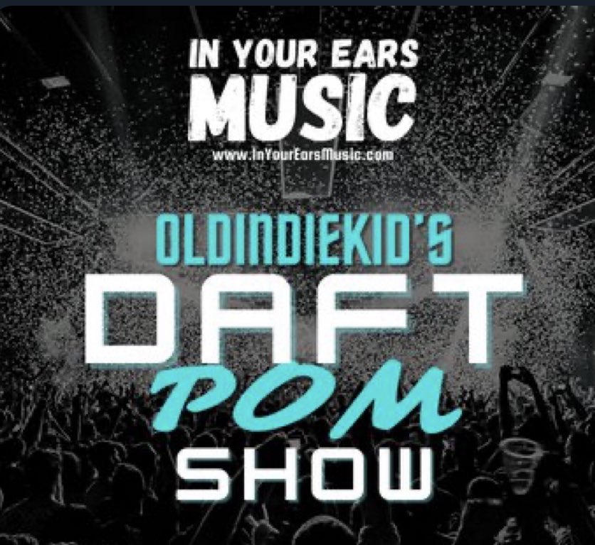 A new episode of the #DAFTPOM Show is dropping on 25th April here m.mixcloud.com/inyourearsmusi… 
Give In Your Ears Music a follow on Mixcloud and the socials to be notified of new shows, reviews, and gigs supporting the independent music scene.