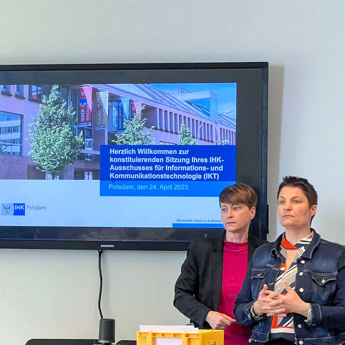 Mitmachen, weil mitbewegen wichtig ist! Heute hat sich der Fachausschuss für Informations- und Kommunikationstechnologie @IHK_Potsdam konstituiert. Ich freue mich über die Berufung als Mitglied &amp; gratuliere Lars Geißler zur Wiederwahl als Ausschussvorsitzender.💐 #Digitalsierung