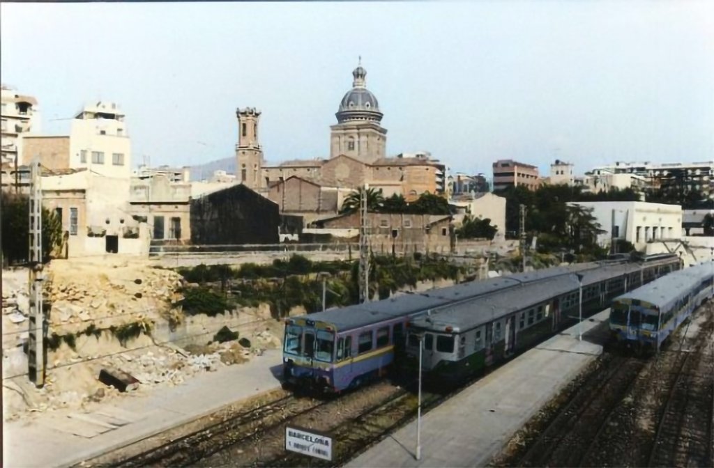 Estació de Sant Andreu Comtal  70's AMDSA.