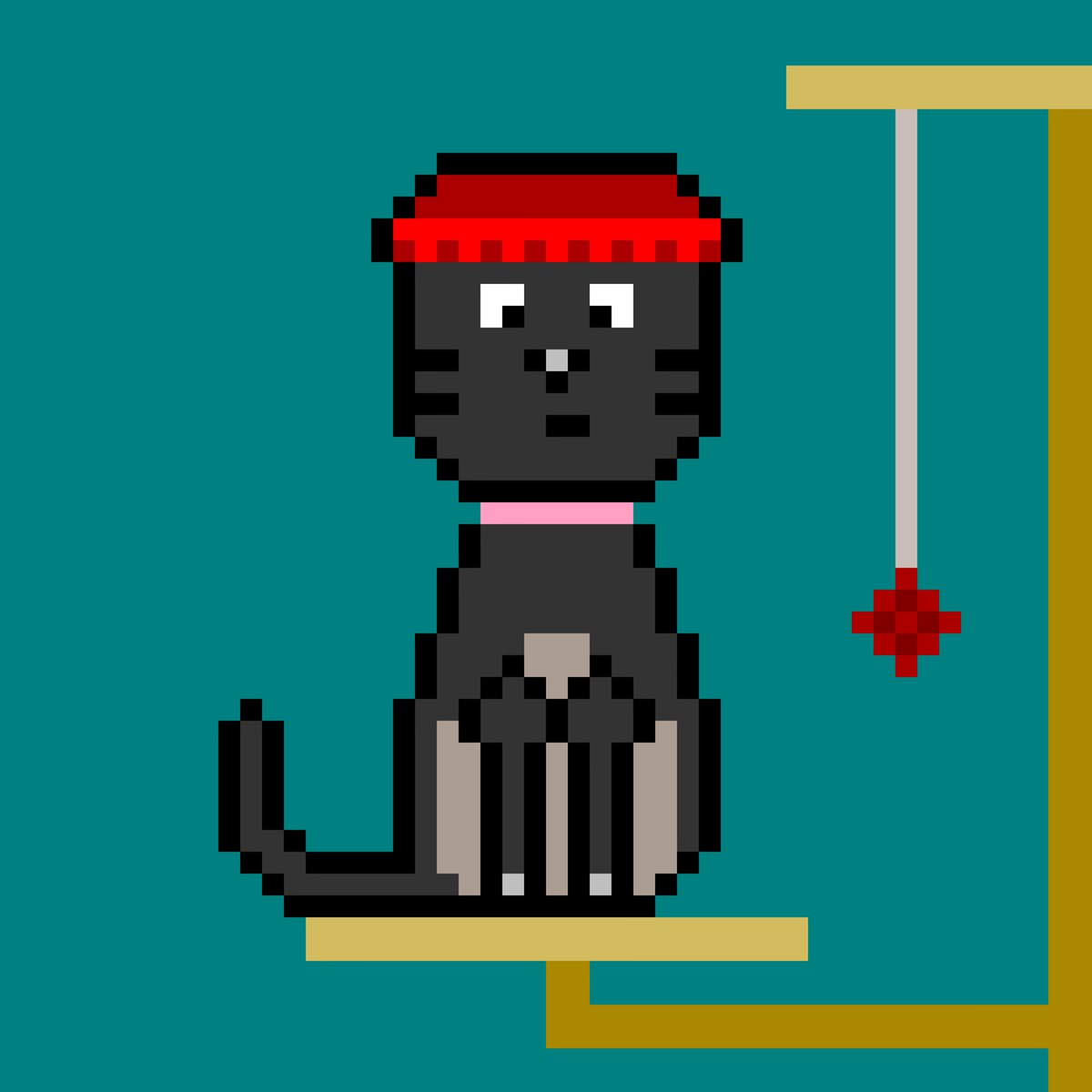 Get ready for Lazy CryptoCat #1139! This adorable NFT with a red beanie hat is a one-of-a-kind addition to your collection. Join the NFT community and own a piece of digital art that's changing the way we think about ownership and value. Don't miss out!