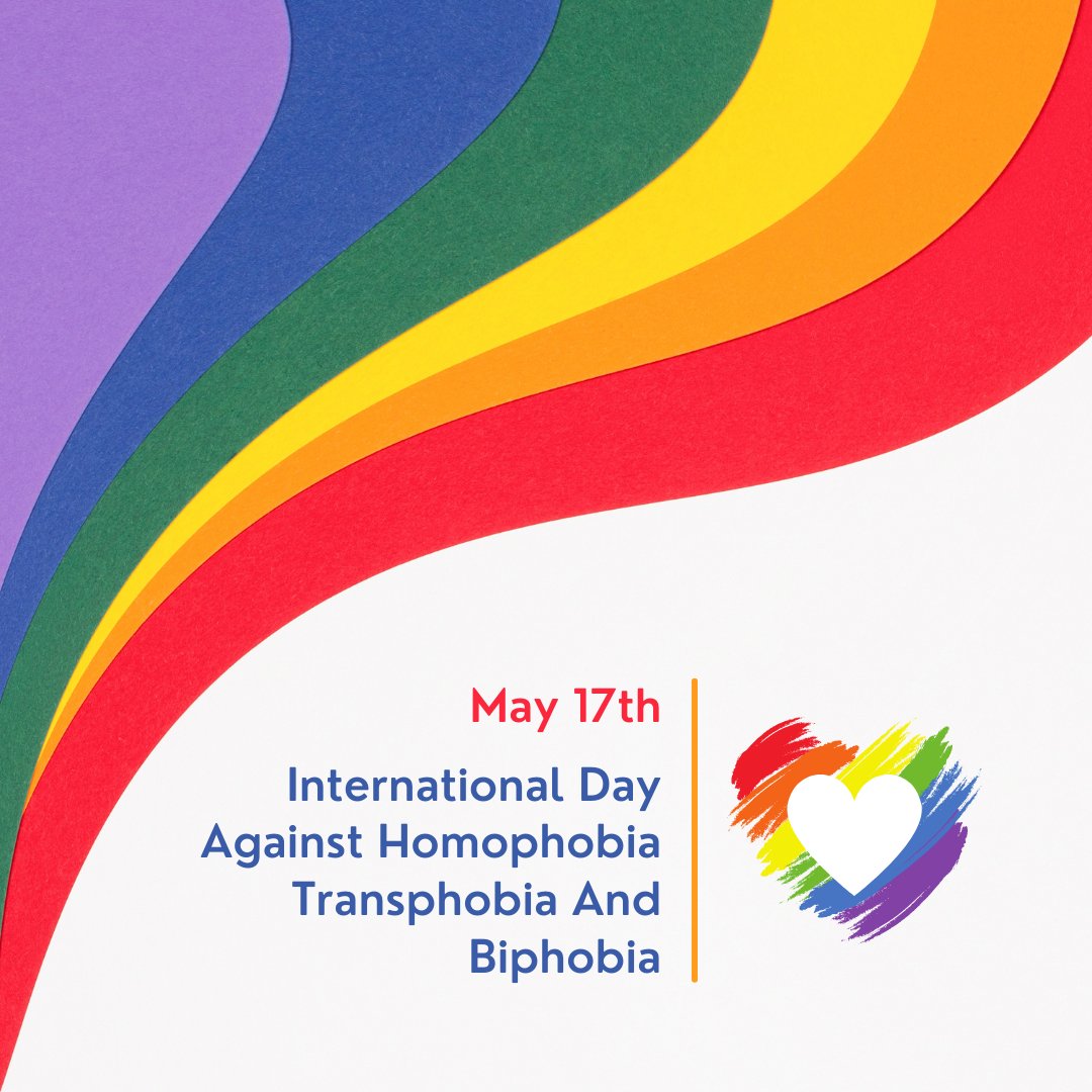 NLSchools (@nlschoolsca) on Twitter photo Today marks the 19th anniversary of the International Day Against Homophobia, Transphobia and Biphobia. It’s a day to stand up for justice and protection for all.
#IDAHOBIT Today marks the 19th anniversary of the International Day Against Homophobia, Transphobia and Biphobia. It’s a day to stand up for justice and protection for all.
#IDAHOBIT