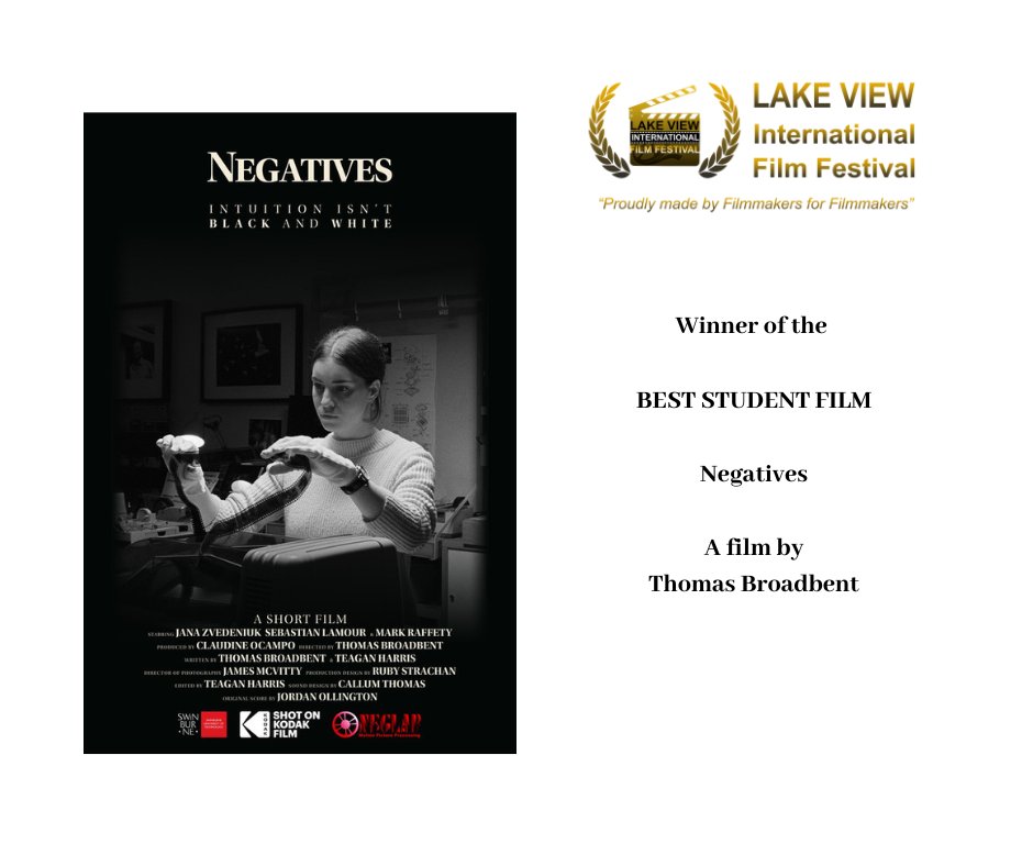 lviffest's tweet photo. BEST STUDENT FILM​
Negatives
Director - Thomas Broadbent https://t.co/dfbUEcEsoM