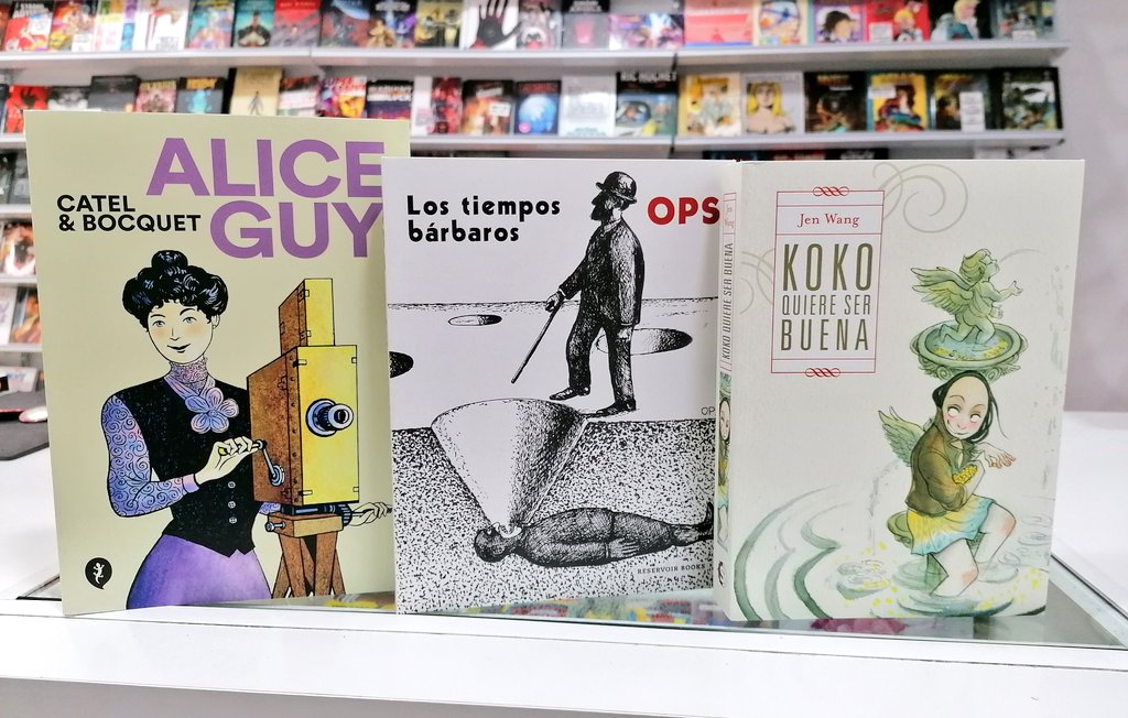 ATOMCOMICS's tweet photo. Novedades de Sapristi, Salamandra y Penguin. 😊📚
#novelagrafica #humorgrafico #jenwang #aliceguy #cartelmuller #joseluisbocquet https://t.co/CvuusLAPzD
