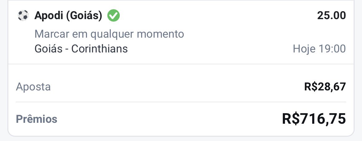 Bingada fundamentada😂. Apodi com folego intacto entrou aos 27 do segundo tempo e estava tendo muita vantagem física sob a defesa do Corinthians. Coube a moeda e o green veio com um golaço do homem.
(Por ironia o lance do gol foi em cima de um garoto da base)