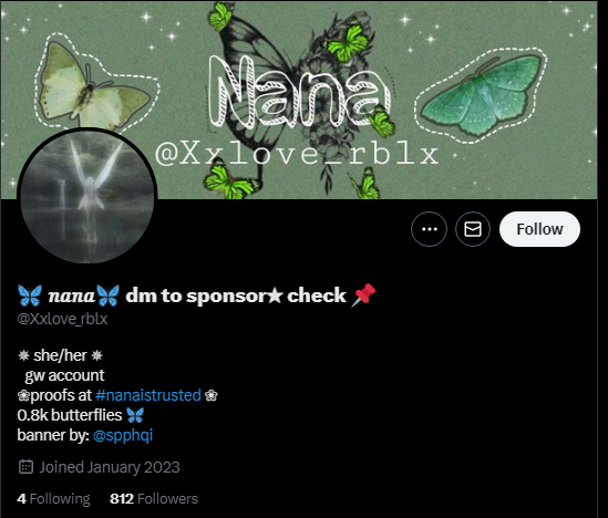 MapleDaee's tweet photo. ⚠️EXPOSING: @.Xxlove_rblx⚠️

Reason: Faking giveaways + Sponsors + Not paying managers
🧵🪡(Read thread.) https://t.co/VSUvUkCnrv