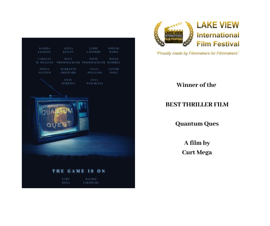 lviffest's tweet photo. BEST THRILLER FILM
Quantum Ques
Director - Curt Mega https://t.co/xT2PRGOaqb