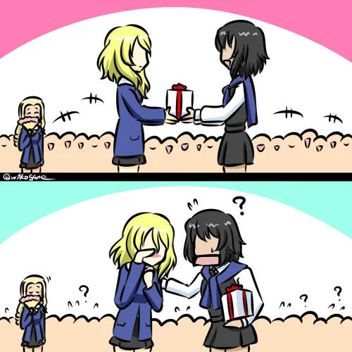 「な、なぜ君が泣くんだい…?!」
#週末ガルパンお絵描き120分一本勝負 
#週末ガルパンお絵描き120分一本勝負20230423
お題 「安藤」
#安藤生誕祭2023 
#安藤生誕祭
遅ればせながら、安藤君おめでとう‼️🎉🎉🎂🎉🎉 