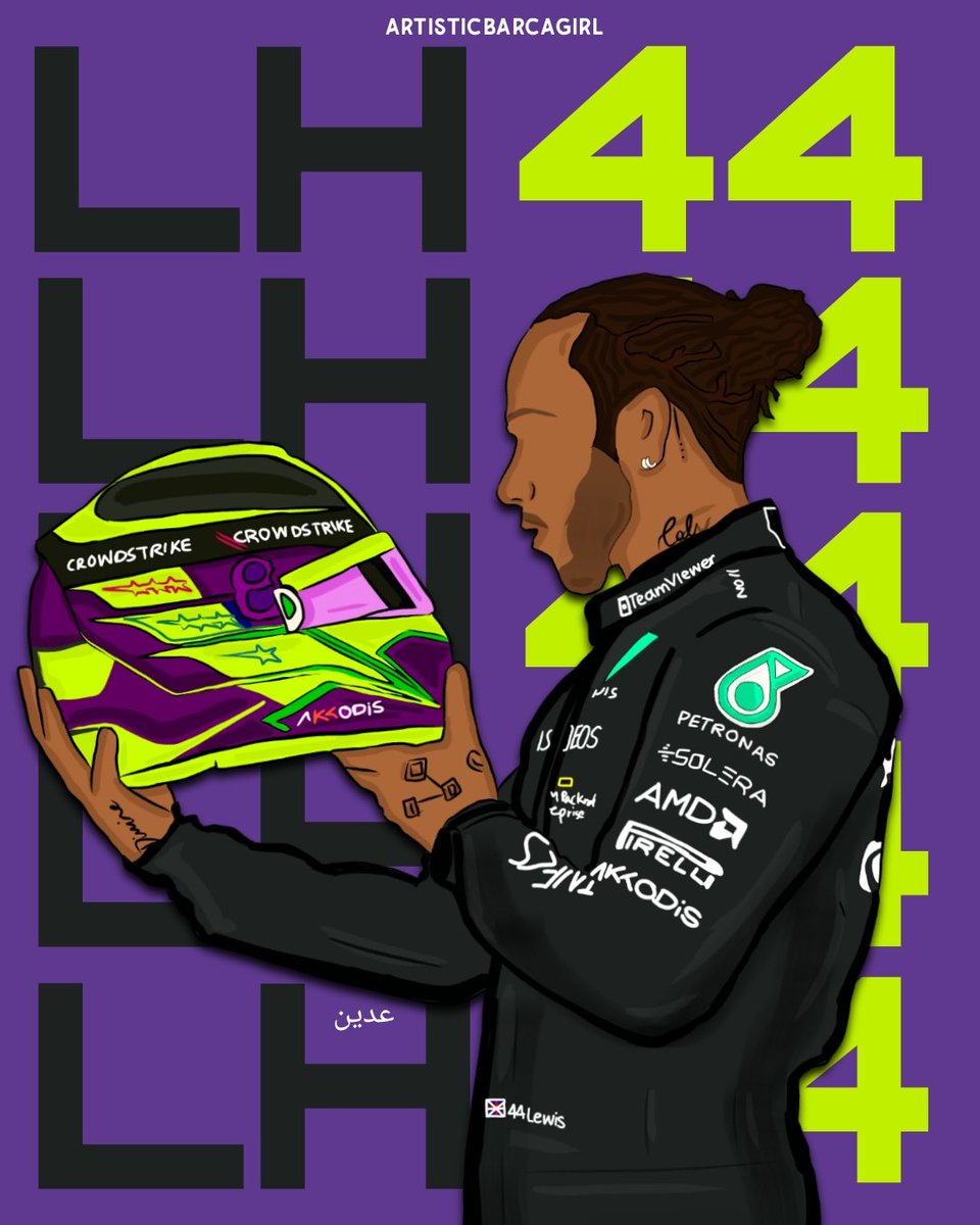 grizzessssi_'s tweet photo. @LewisHamilton 💜💚 https://t.co/mcz7VMfxI0