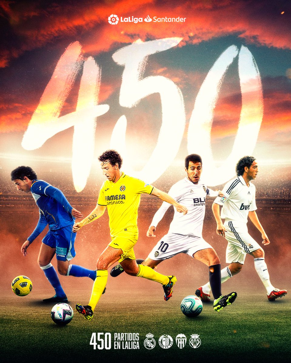 450 partidos en <a href="/LaLiga/">LALIGA</a> 💥💥
Qué orgullo conseguir una cifra como esta. Gracias a todos los que me habéis acompañado estos años.
Vamos a por muchos más 💪🏼