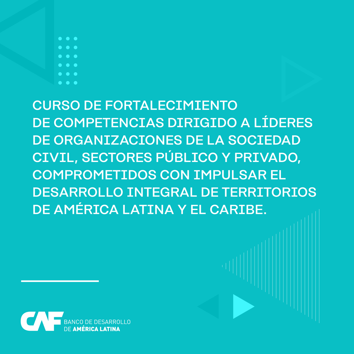 cefasarg's tweet photo. ¿𝗘𝗿𝗲𝘀 𝗹𝗶́𝗱𝗲𝗿 𝗽𝘂́𝗯𝗹𝗶𝗰𝗼, 𝘀𝗼𝗰𝗶𝗮𝗹 𝗼 𝗲𝗺𝗽𝗿𝗲𝘀𝗮𝗿𝗶𝗮𝗹? 🙋‍♀️

👀 ¡No te pierdas el Programa Liderazgo para la Transformación 2.0 de @AgendaCAF! 

Potencia tus habilidades blandas y transformá comunidades en #LatAm y el #Caribe 

👉https://t.co/qYTFEkccLh https://t.co/rBEjrYbFzG
