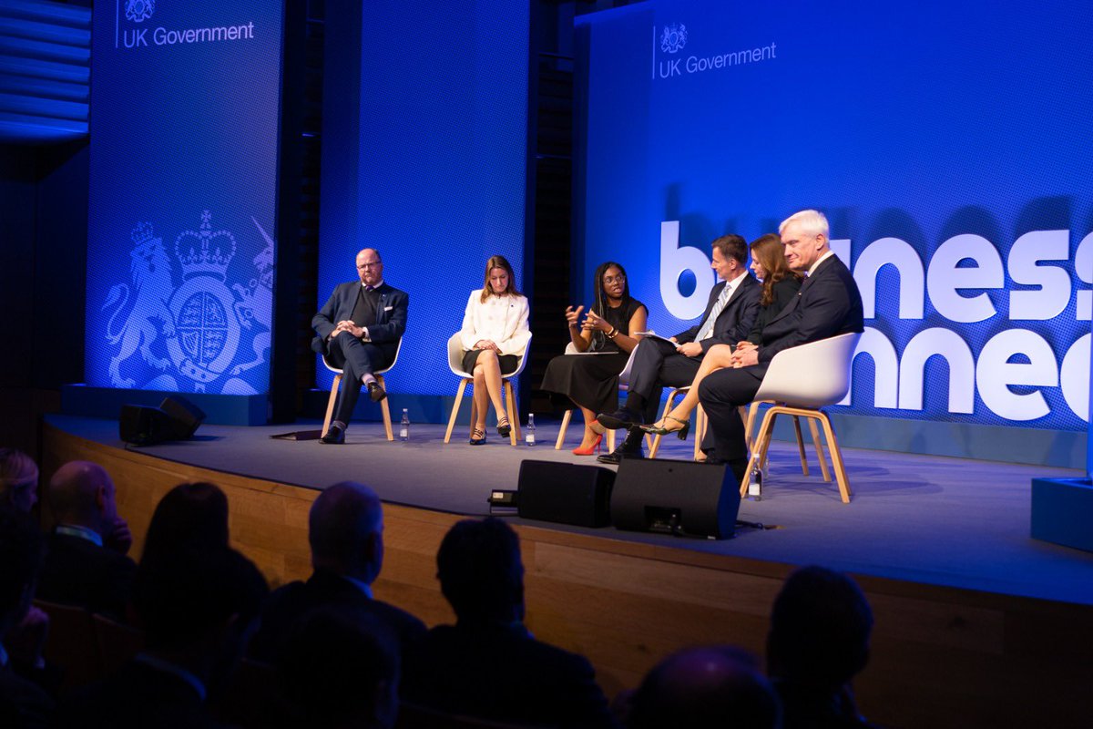 Kemi Badenoch (@kemibadenoch) on Twitter photo The UK succeeds when our businesses succeed 🇬🇧📈
Today I heard from business leaders at the first ever #BusinessConnect conference, and told them <a href="/biztradegovuk/">Department for Business and Trade</a> door is always open to help them bring in investment, create jobs & grow the economy The UK succeeds when our businesses succeed 🇬🇧📈
Today I heard from business leaders at the first ever #BusinessConnect conference, and told them <a href="/biztradegovuk/">Department for Business and Trade</a> door is always open to help them bring in investment, create jobs & grow the economy