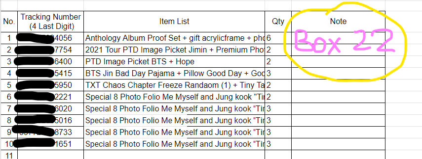moon1209child's tweet photo. MAJOR UPDATE:
Here are the contents of each Box from KA:
so u know where your merch is
- Box 21,22 and 23 [magazines] have already been paid for but I am still waiting for payment from peeps [let me know if you havent received an email] as I know some maybe having issues receive- https://t.co/07NXjzgGwS