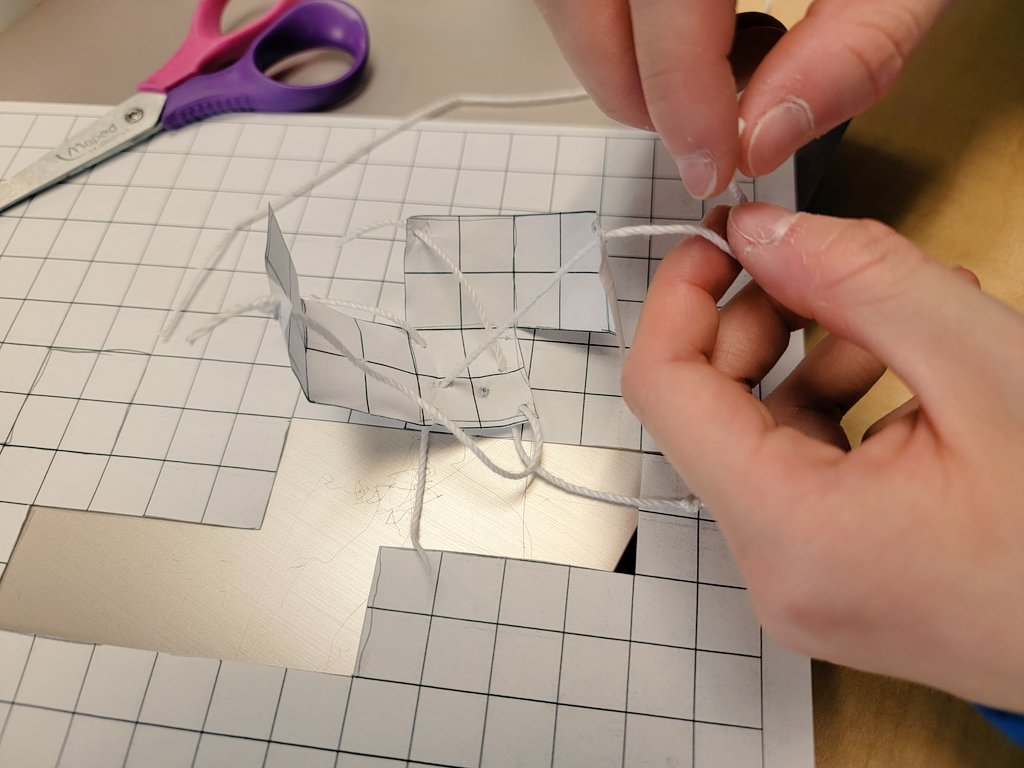 NguyenMath's tweet image. Exploring nets of 3D shapes today!