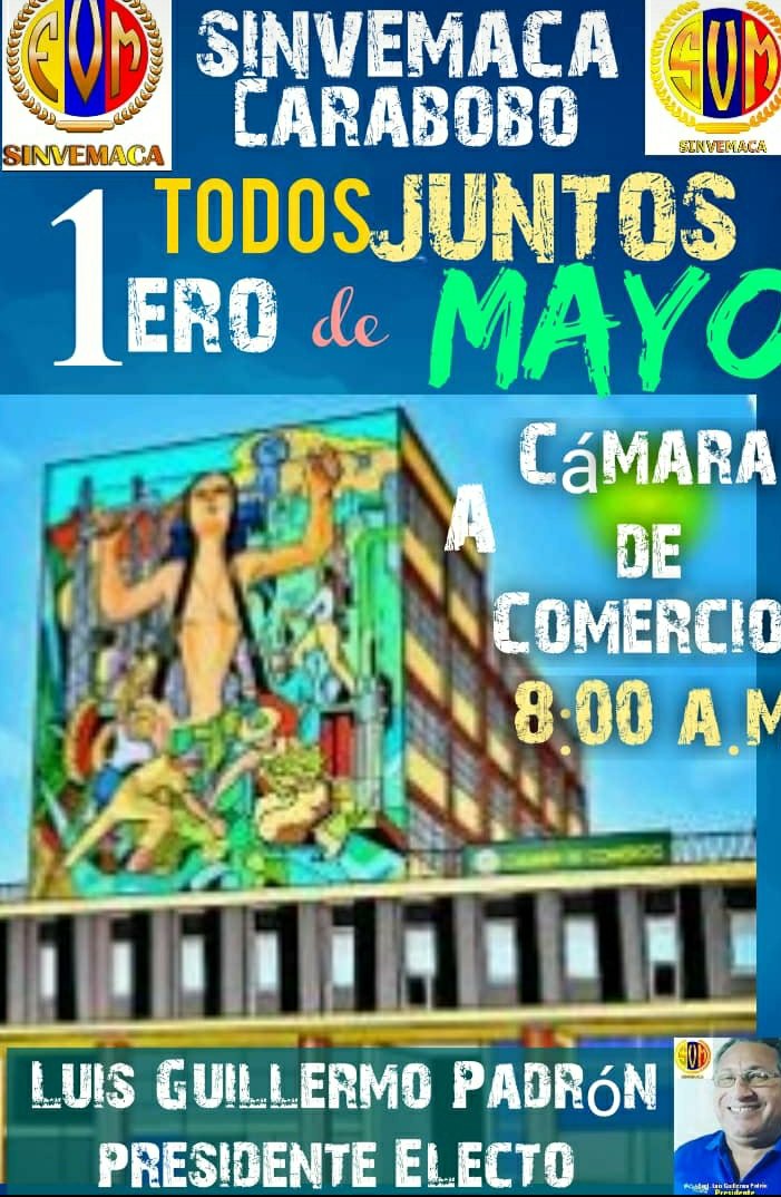 #24deAbril para el #1deMayo2023 los #DocentesDeCarabobo dirán presente en La #CamaraDeComercio, es un #Derecho irrenunciable y un honor máximo del #magisterio
@fvmluchaonline 
@fevemaestros 
@carmentnarquez 
@leylaescoser 
@orlandoal19 
@KatiuskaRusso