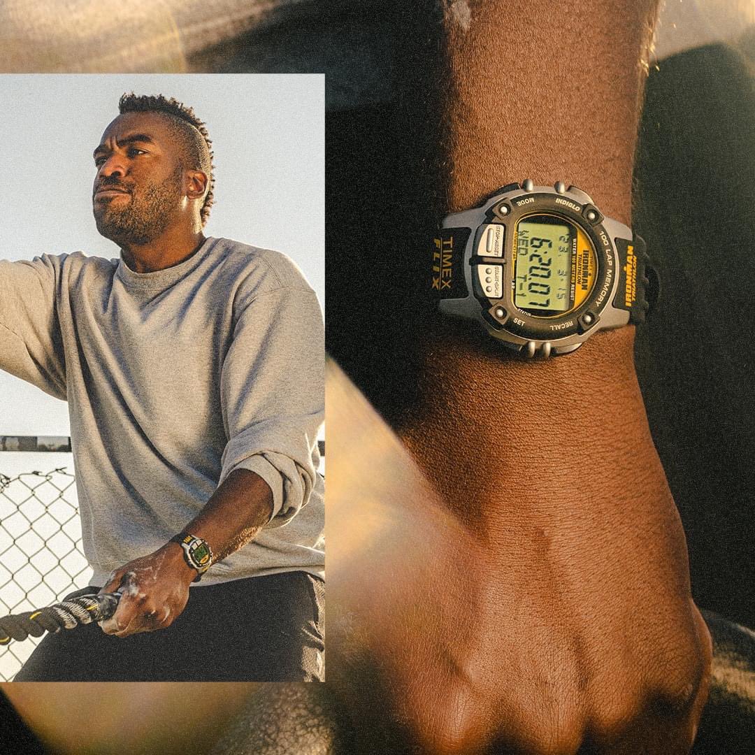 timex's tweet photo. Run it back.

We teamed up with @Huckberry to take you back to the summer of '99 for the antithesis of the modern smartwatch. 

Shop the Huckberry x TIMEX IRONMAN® Flix Reissue: https://t.co/0ocu4guCu0

#timex #huckberry https://t.co/gF2Ze8KKTD