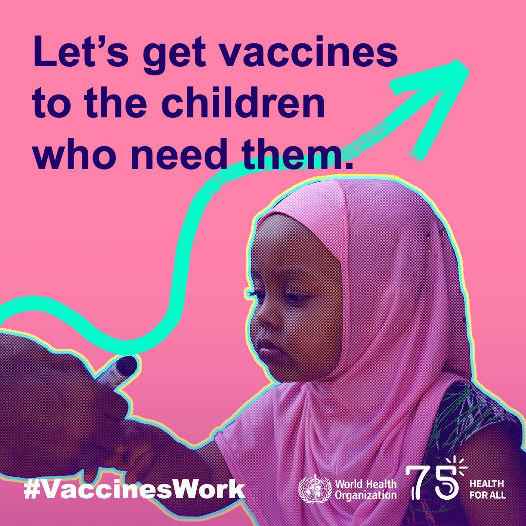 ⬇️ Essential immunization levels decreased in over 100 countries during the pandemic. ⬆️ Outbreaks of measles, diptheria, polio and yellow fever are rising. It's time to get back on track and ensure no child dies of a vaccine-preventable disease. 📌 bit.ly/3mZRxkZ