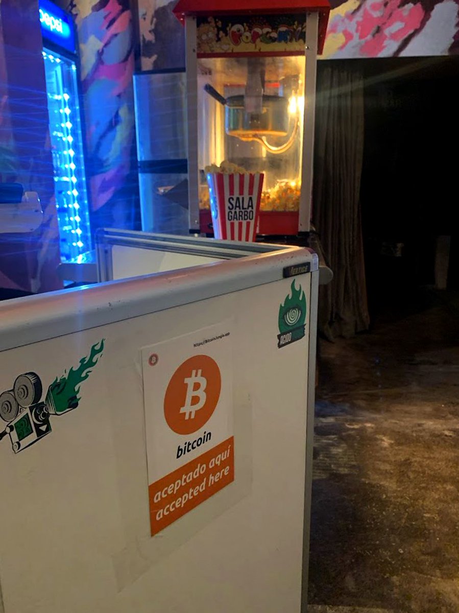 El histórico cine Sala Garbo, el teatro Nico Baker y el restaurante Shakespeare en San José Costa Rica  ahora aceptan #Bitcoin mediante la billetera <a href="/BitcoinJungleCR/">Bitcoin Jungle⚡️</a> tanto On chain como Lightning. <a href="/SalaGarbo/">Sala Garbo</a>