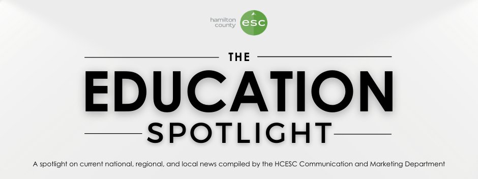 HamiltonCoESC's tweet image. Sign up to receive our weekly education newsletter: The Education Spotlight. The HCESC Communication and Marketing Department will spotlight current national, regional, and local education news. Sign-up here➡️ eepurl.com/ipMoBU #hcesc #educationnews