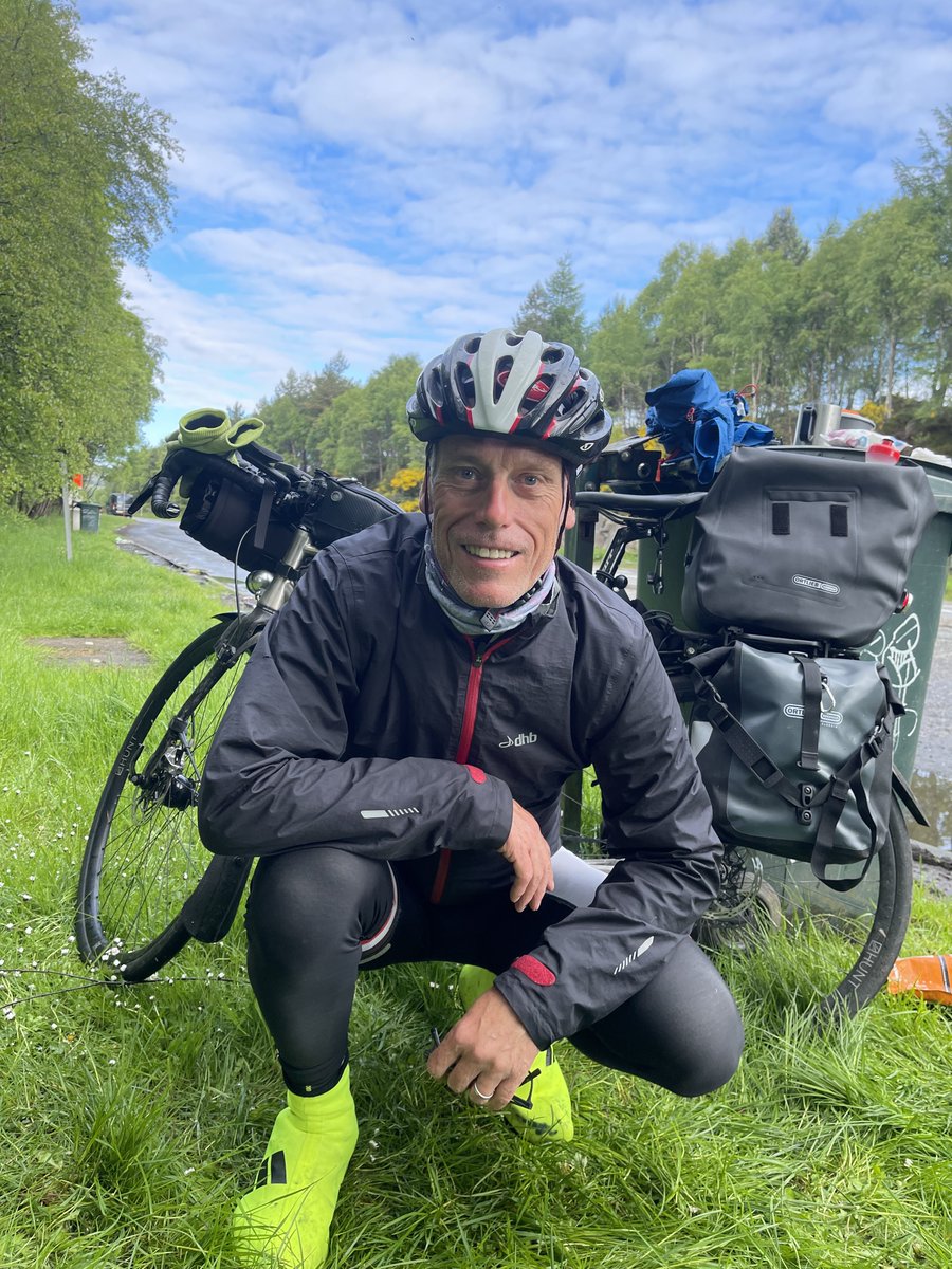 Last summer, our amazing trustee, Tim, cycled from Land's End to John o' Groats unaided and sleeping under the stars to raise money for Harbour 🚲 This year, he has decided to challenge himself even more and is going to cycle from Land's End to John o' Groats and BACK AGAIN 📍