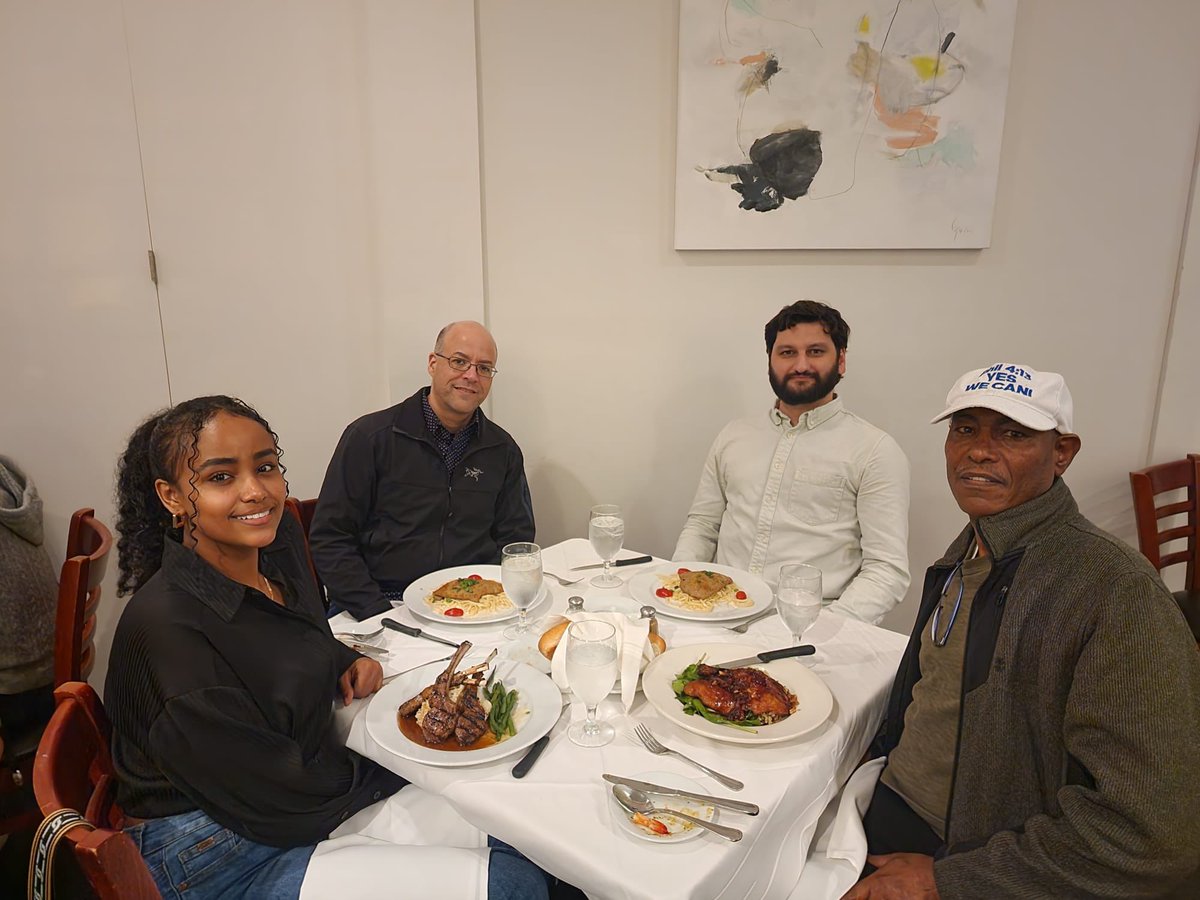 UfretLab's tweet photo. Delicious dinner at “Annunciation” to celebrate a very nice first day at ARVO. https://t.co/9p1ND22FQT