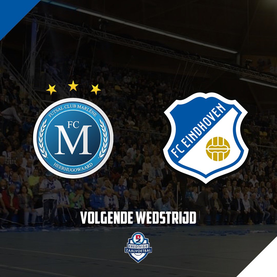 FCEFutsal's tweet photo. 𝓜𝓲𝓭𝔀𝓮𝓮𝓴𝓼𝓮 𝔀𝓮𝓭𝓼𝓽𝓻𝓲𝓳𝓭
⚔️ FC Marlene - FC Eindhoven
⏰ Woensdag 26 april, 20:30
📍 Sporthal Waardergolf, Heerhugowaard
#FCEindhoven #FCEindhovenFutsal #marFCE https://t.co/Wgtt55aP4p
