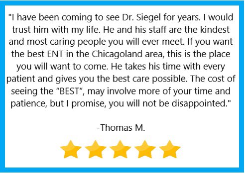 ⭐️⭐️⭐️⭐️⭐️

#hearingloss #hearinglossawareness #audiology #audiologists #audiologist #ent #midwestent #midwestentchi #midwestentchicago #earnosethroat #earnosethroatdoctor #earnosethroatspecialist #otolaryngology #otolaryngologist #otolaryngologists #audiogram #hearingaids