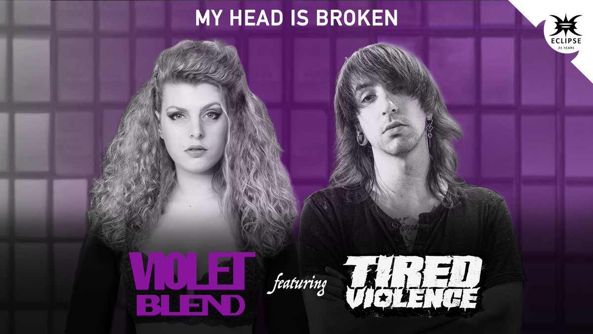 VioletBlend's tweet image. || -5 days! New single 𝗠𝘆 𝗛𝗲𝗮𝗱 𝗜𝘀 𝗕𝗿𝗼𝗸𝗲𝗻 feat. @tiredviolence out 𝗔𝗣𝗥𝗜𝗟 𝟮𝟴𝘁𝗵 💜
Pre-save / Pre-order: ffm.to/vltmyh 
@EclipseRecords ||
.
#violetblend #tiredviolence #eclipserecords #alternativemetal   #femalemetal #emomusic #posthardcore