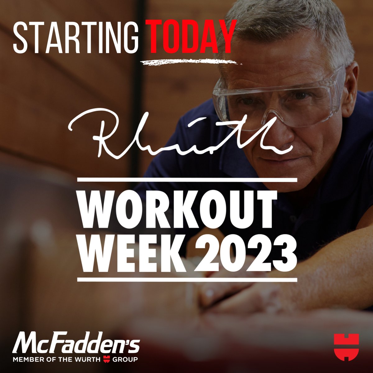 Back for 2023 🔥 We're celebrating Reinhold Würth with new offers just for you!
Check out our website mcfaddens.com or contact your McFadden’s sales rep for more information.
#würthworkoutweek #wurthweek2023 #wurthcanada #canada #toronto #Oakville #Vaughan #Peterborough