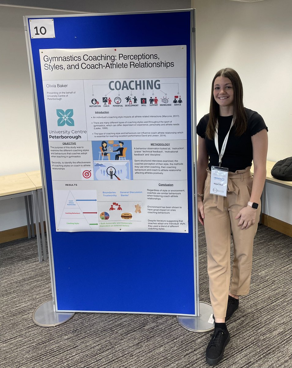 ucpses's tweet photo. Olivia presenting her poster at @basesuk student conference ✅ the first of 4 presentations from UCP over the next 2 days 👏 https://t.co/FiLFC8GYmd
