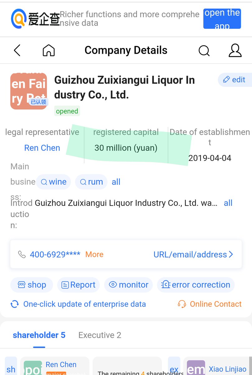 elvis747man's tweet photo. $TGGI: 👓 What caused The technology entity to increase its registered capital from 3 million yuan to 19 million yuan? 
Now:
▶Shenzhen Zuixiangui Winery Technology Co. Ltd reg cap 19 million (yuan)
 ▶Guizhou Zuixiangui Liquor Industry Co. Ltd. reg cap 30 million (yuan)
See ⤵ https://t.co/ZHlcxVkjT3