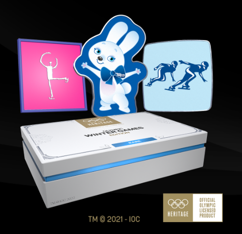 OlympicGamesJam's tweet photo. THIS THURSDAY 4/27 at 2:00PM PT (UTC-7) we're dropping the OGJ Winter Games Mixed Rarity Box containing 1 Common pin AND 1 Rare pin. There will be a total of 250 boxes. 10k gVTG each. More details here: https://t.co/usTyYPYrS4 https://t.co/7FBN3Wd0it