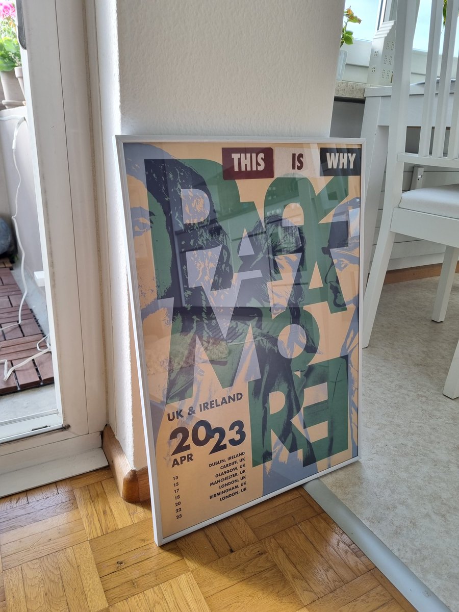 ChrisK1allen's tweet photo. Got the Paramore poster back safely 👌 #ParamoreBrum #paramore #paramorelive @paramore @paramore_tour https://t.co/tL4h02KBD9