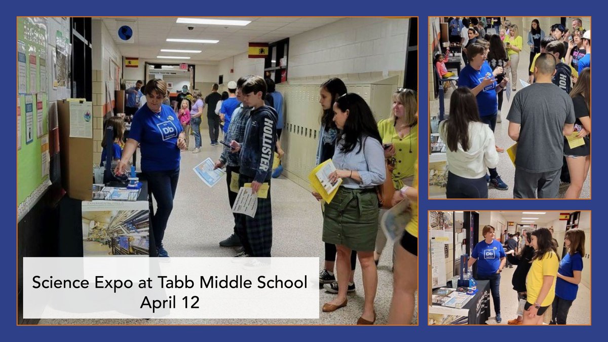 JLab_News's tweet image. A big #shoutout to Yulia Furletova, Jefferson Lab EIC staff scientist, who got students excited about electromagnets at Tabb Middle School as part of their Science Expo Night on April 12. #TMSFAMILY #PhysicsIsFun
