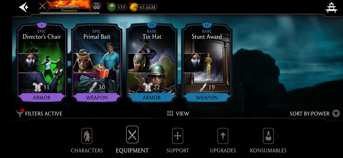 whailler4ever's tweet photo. Conspiracy!
A lot of people have complained about the reward system and now I have also been targeted and made a victim too.
Imagine at AMT normal round 4; 153 matches and fatal round 3; 11 matches completed. No single accessory. #mkmobile #mkmobilegame https://t.co/PhRB34vA3f