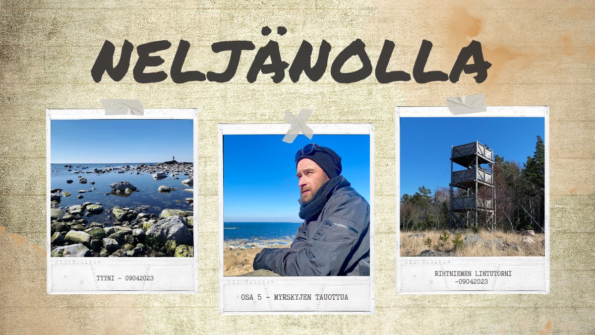 MarkoOstman's tweet photo. NELJÄNOLLA - OSA 5: Myrskyjen tauottua

Vaahtopäät hakkaavat tauotta halkaistakseen kaiken kahtia. Rihtniemen kärki ei kumarra kulkijaa. Kiinnitän katseeni katoavaan rantaviivaan. Kivikot ja karikot odottavat ottajaansa.

Lue lisää 👉 https://t.co/9AxVoB8F3l

#Neljänolla https://t.co/hf5RvKMD4O