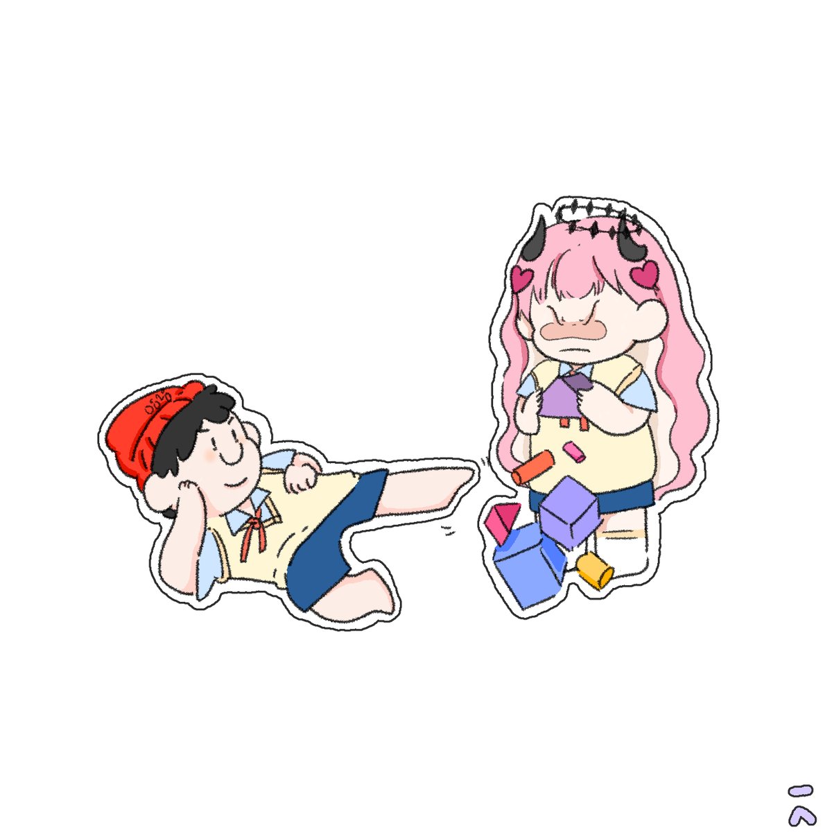 juu__sii's tweet image. 미리 어린이날 

#아구이뽀
#공파리파