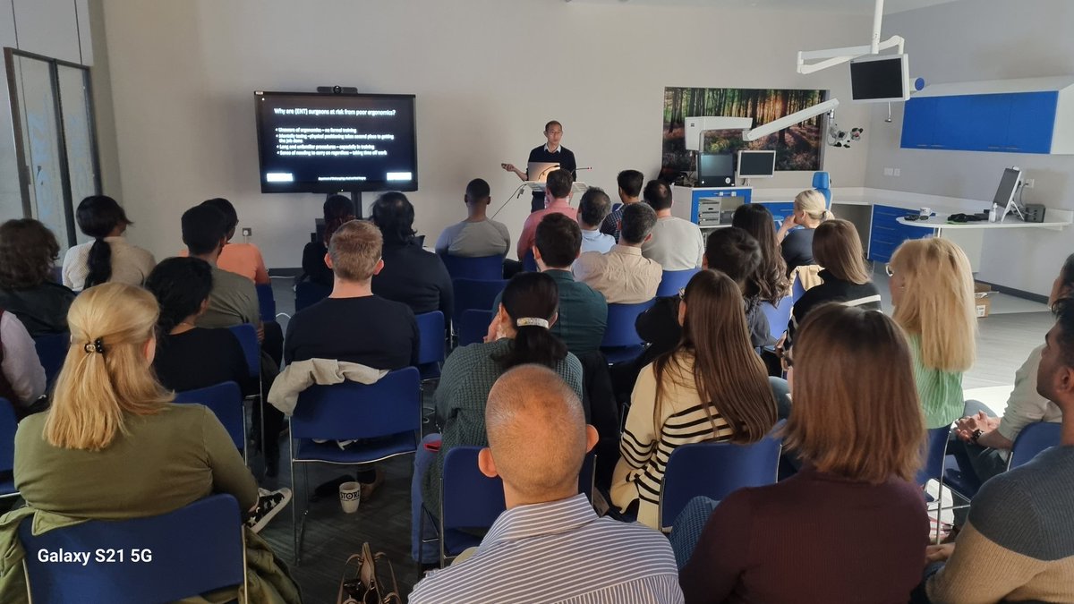 GhoshENTsurgeon's tweet photo. The #FESS organised by @DrSamuelLeong and #NeilTan. Pretty awesome facilities @KARLSTORZUK_ENT and @MedtronicENT . #Phaecon heads, all with Navigation. Great delegates , and superb faculty! (I make good coffee) @CambridgeSinus #ENT #Sinus #MedEd @ENT_UK @socialmediaAOT https://t.co/hNlZatf8MN