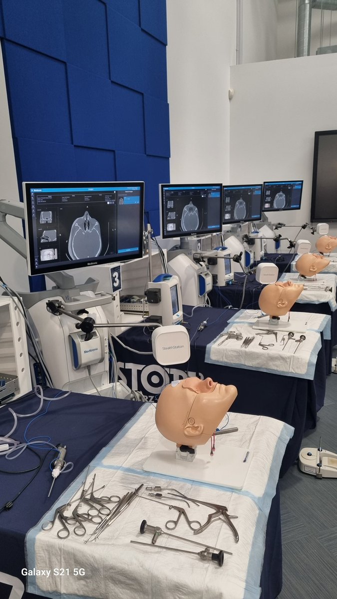 GhoshENTsurgeon's tweet photo. The #FESS organised by @DrSamuelLeong and #NeilTan. Pretty awesome facilities @KARLSTORZUK_ENT and @MedtronicENT . #Phaecon heads, all with Navigation. Great delegates , and superb faculty! (I make good coffee) @CambridgeSinus #ENT #Sinus #MedEd @ENT_UK @socialmediaAOT https://t.co/hNlZatf8MN
