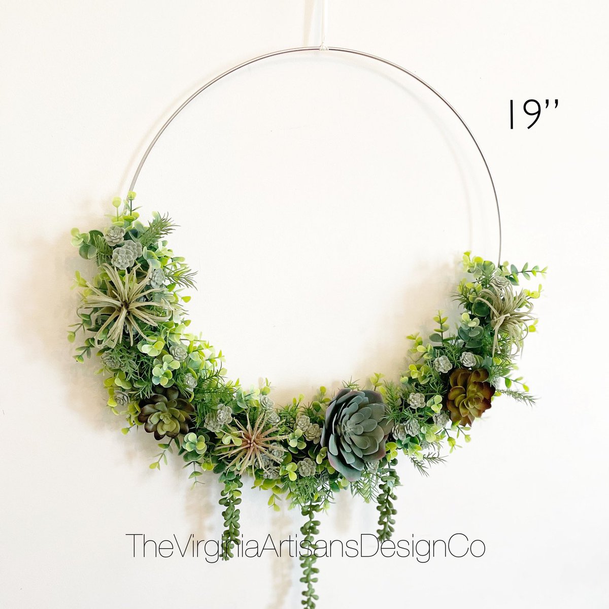 Excited to share this item from my #etsy Succulents , Hoop Wreath, Minimalist Wreath, Modern Style Wreath, Farmhouse Fall Wreath #housewarming #springgreenery #springwreath #succulentwreath #airplants #wreathsucculents #greensucculents #modernhomedecor etsy.me/3HbYMgC