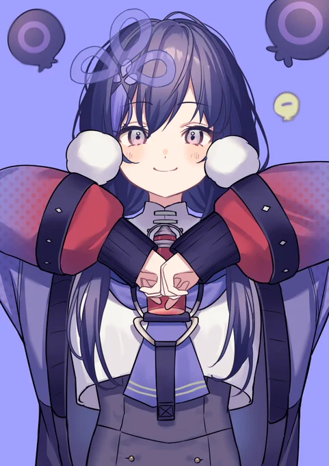 お顔をぽんぽんで挟むやつ  #ぽんとれーと 