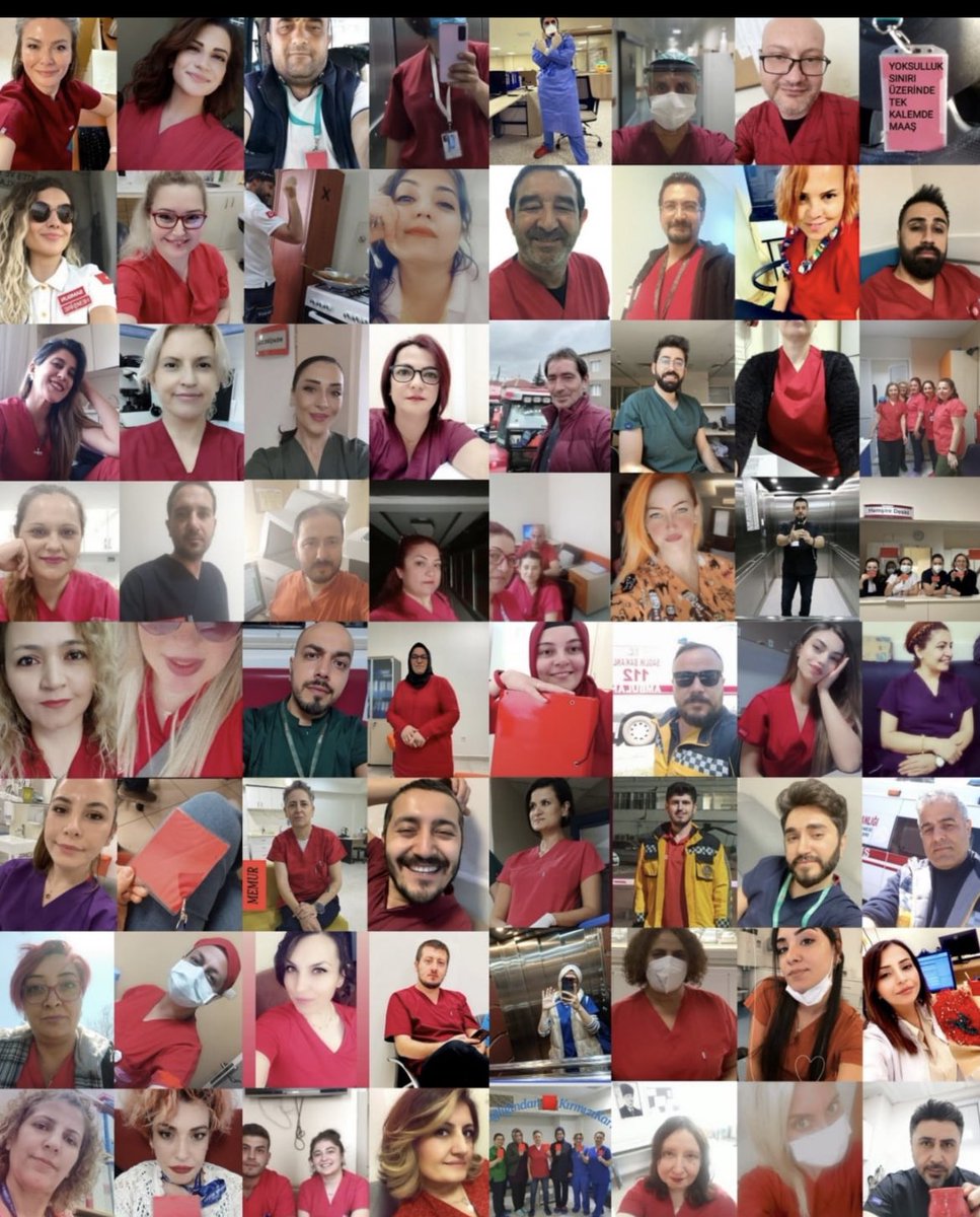 Son günlerde gördüğüm en anlamlı şeylerden biri bu görsel olabilir . #SağlıkcıdanKırmızıKart