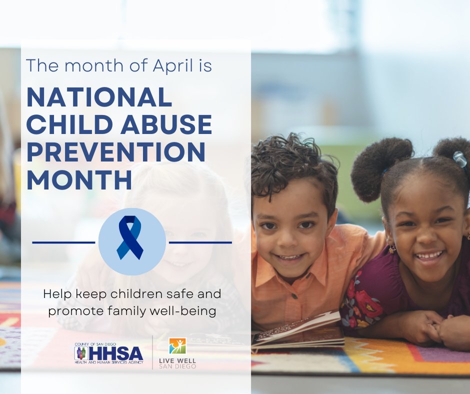 April is National #ChildAbusePreventionMonth. Learn tips and strategies to help keep children safe and promote family well-being. #ThrivingFamilies bit.ly/34JM08Y