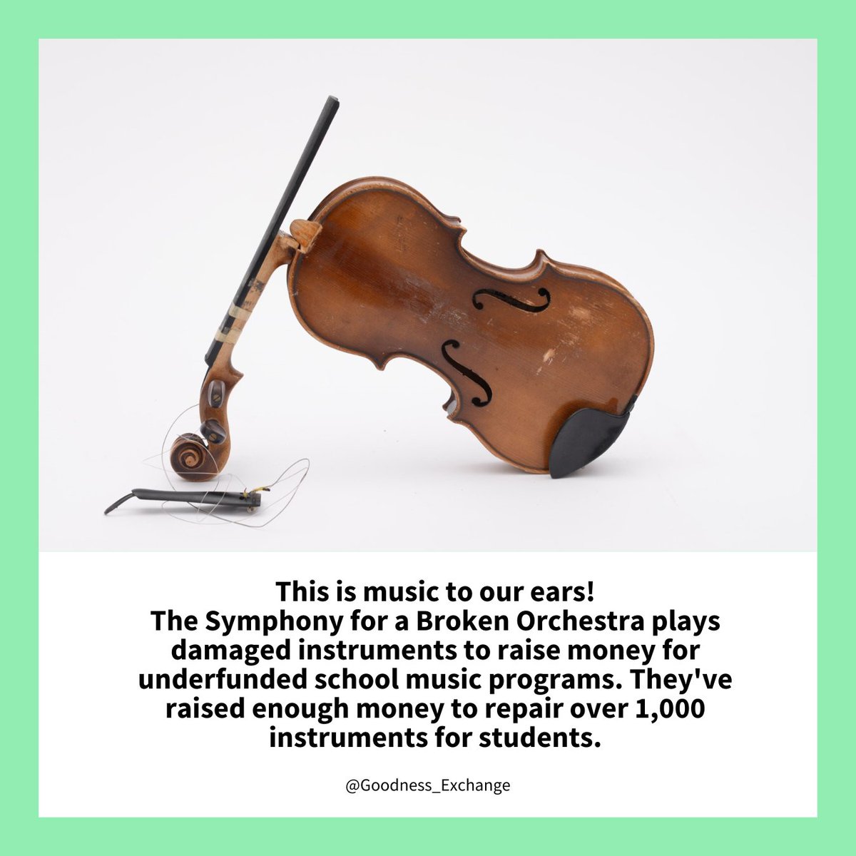 goodnessXchange's tweet image. When budget cuts left Philadelphia schools with a gymnasium full of broken instruments, their community did something completely unexpected: they put on a Symphony for a Broken Orchestra! 🎶🎷 

@TempleContemp #music #musicprograms #arts #commnuity

goodness-exchange.com/?p=5646