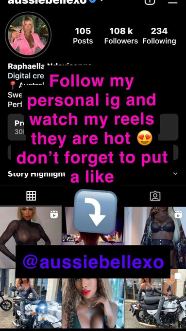 Follow my personal ig for cool fotos and reels  😘😈 https://t.co/39qPtHQckw<a href="/tag/mvsales"class="tags"><span>#mvsales</span></a><a href="/tag/mvtrans"class="tags"><span>#mvtrans</span></a>