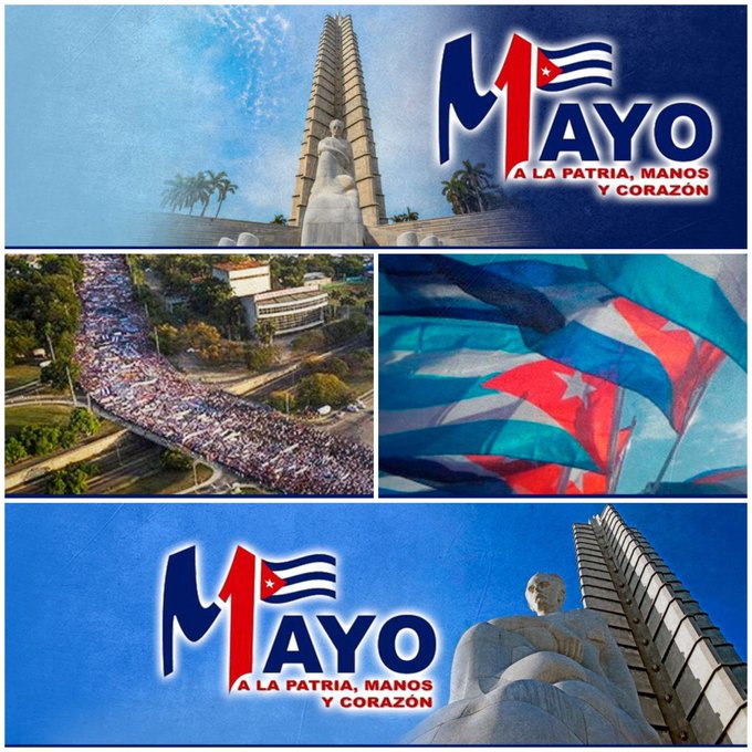 CintraYudit's tweet photo. Por un 1ro de Mayo a la altura de los momentos actuales, desde todas las plazas municipales apoyando a la Revolución y sus trabajadores!!
#ALaPatriaManosYCorazón https://t.co/vV8U3d9v6R