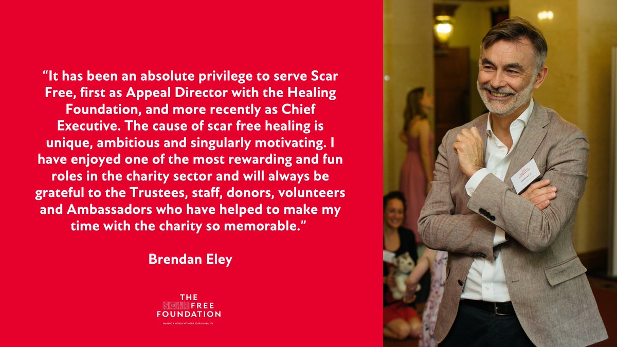 Thank you @brendaneley for your hard work over the last 22 years, your contributions have been invaluable in advancing our mission towards a #ScarFreeWorld.