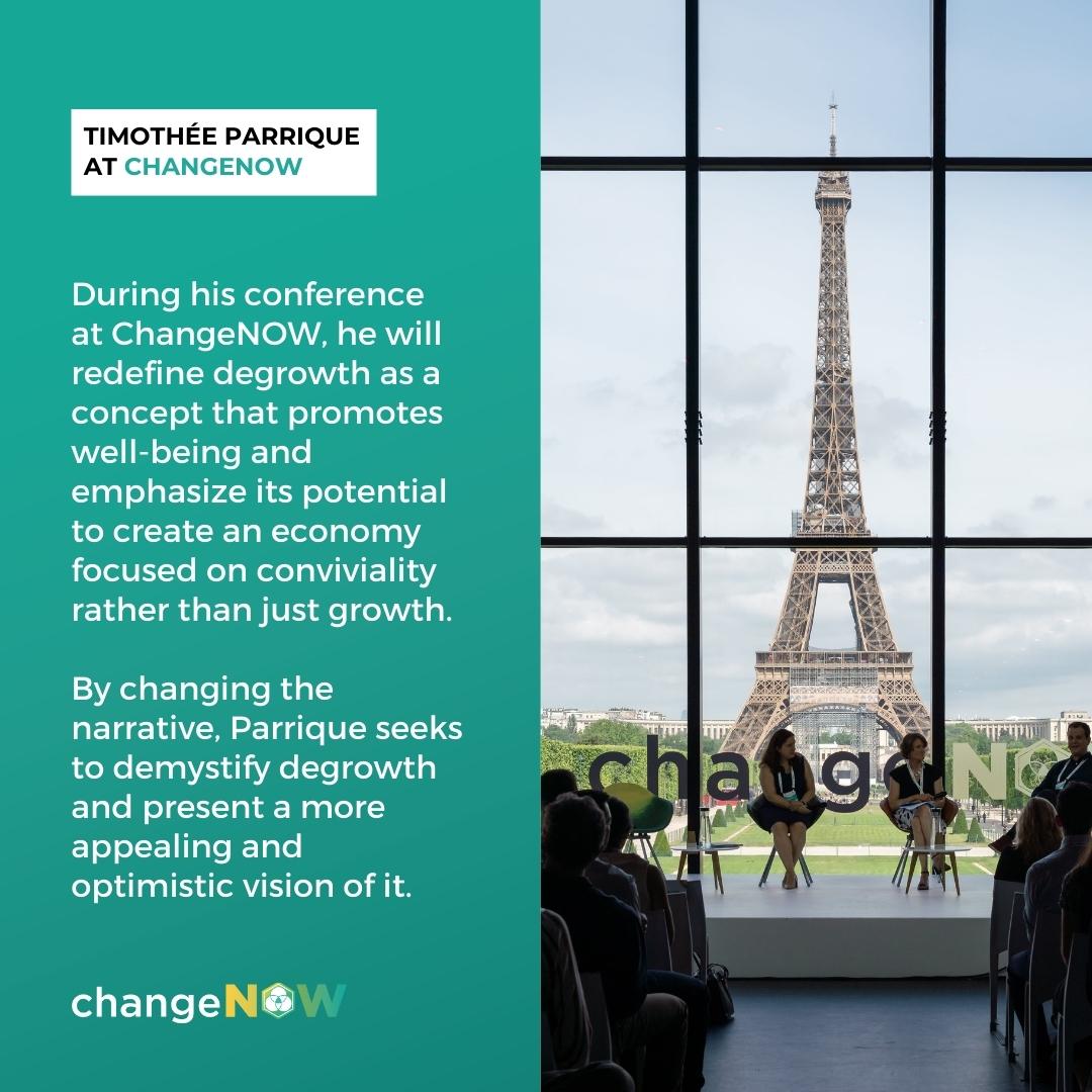 We are delighted to reveal that @timparrique will take the stage at #ChangeNOW2023. 🌍

Read to uncover his incredible journey!

#speakerreveal #motivationalvoices #drivingpositivechange #degrowth #newnarratives #speaker #event